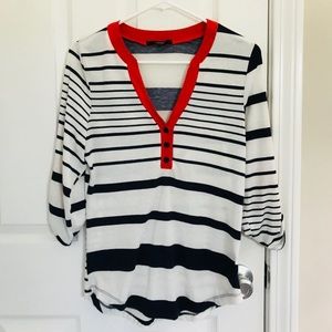 3/4 striped Shirt